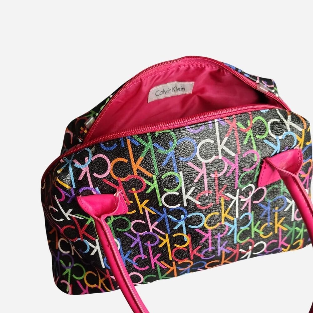 Calvin-klein Women's Black and Pink Bag